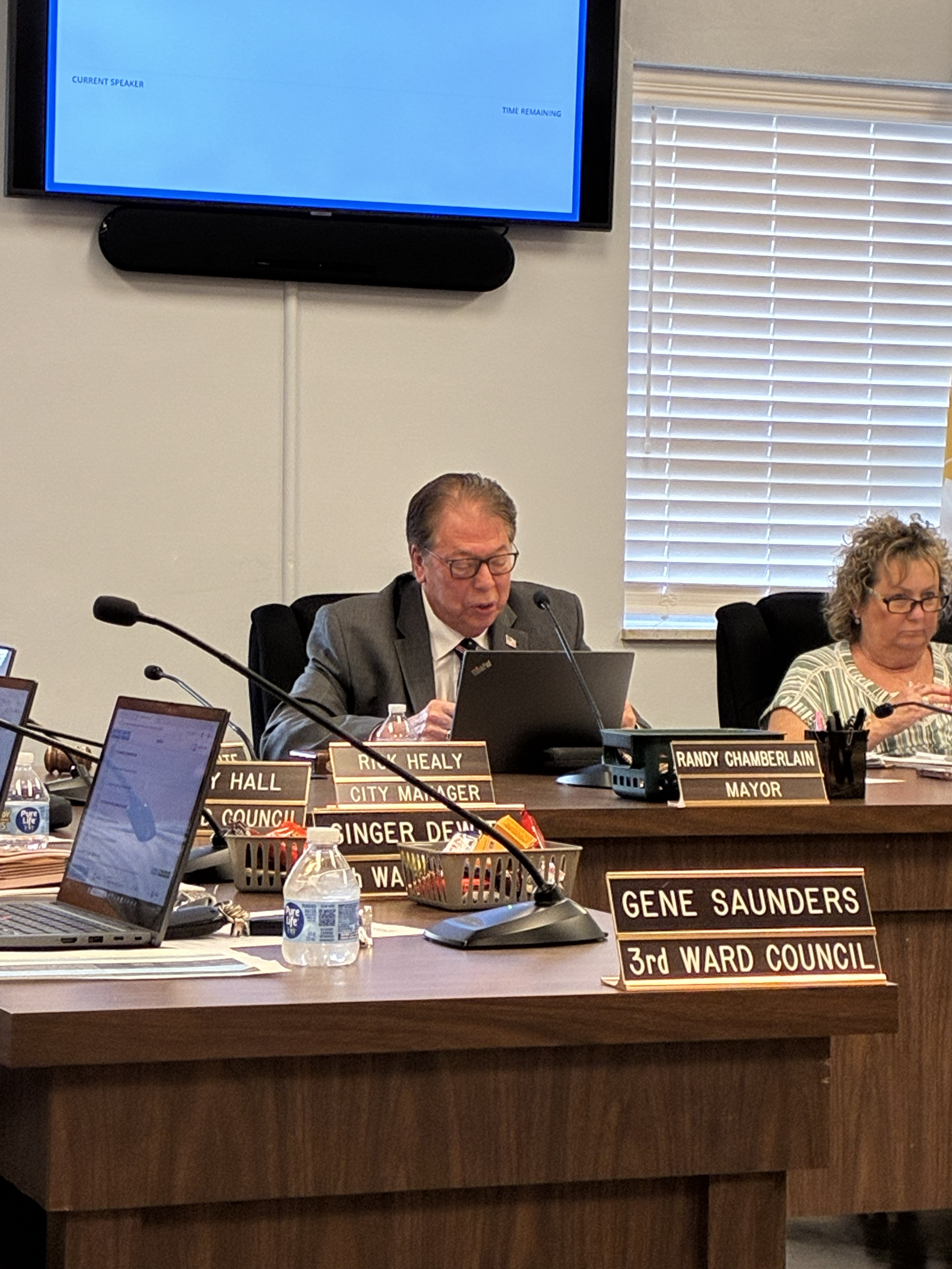 Moundsville City Council meeting